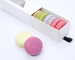 BOITES MACARONS A RUBAN