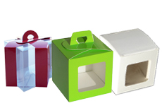 Boites Chocolats de forme cube